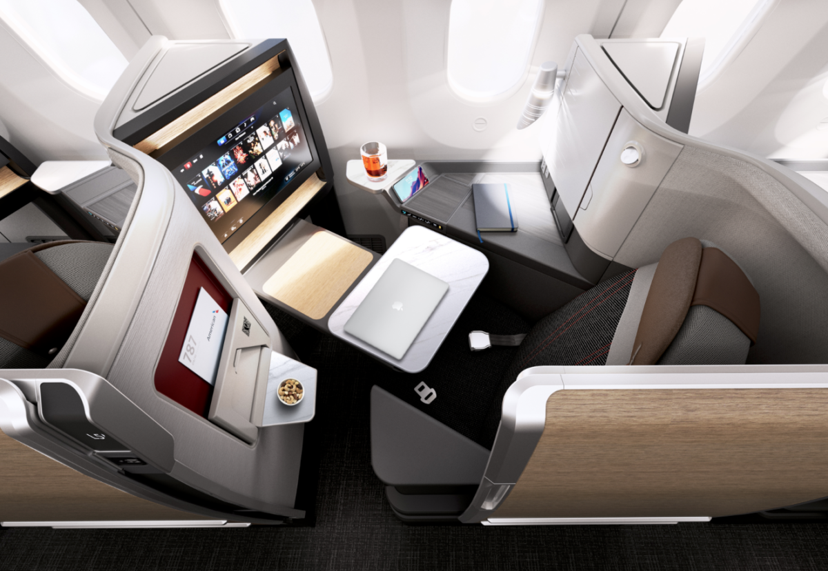 American Airlines business class