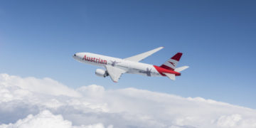 Boeing 777-200 van Austrian Airlines (Bron: Austrian Airlines)