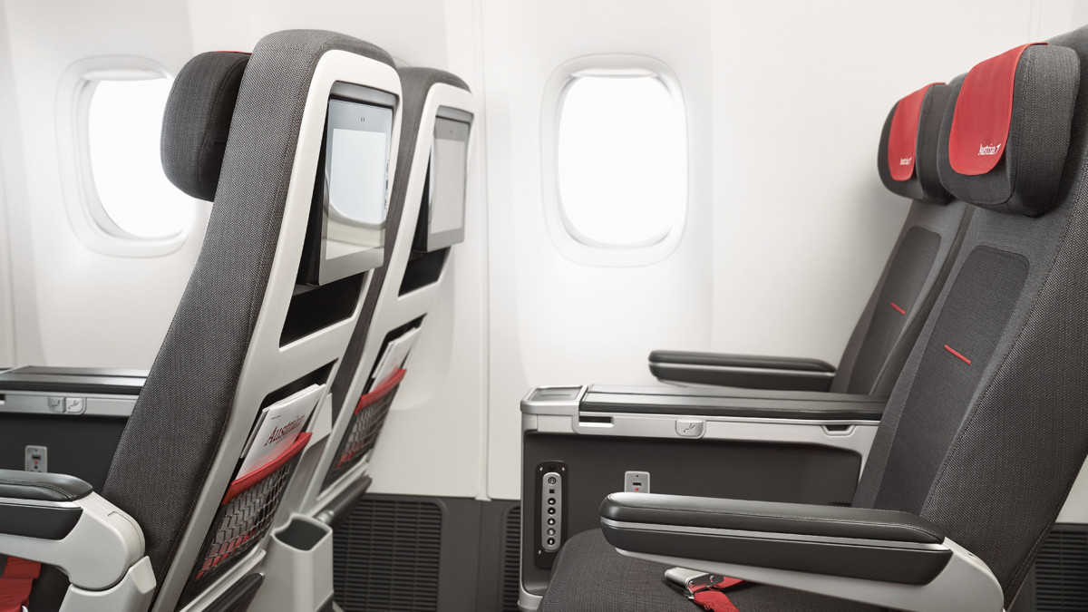 Austrian Airlines Premium Economy Class (Bron: Austrian Airlines)