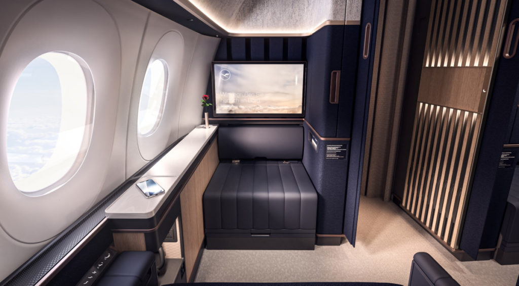 Lufthansa start in 2023 met totale make-over van alle cabines in longhaul toestellen