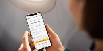 CO2-compensatie gedurende de vlucht (Bron: Lufthansa Group)