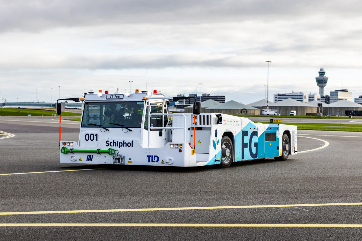 KLM Schiphol taxibot (Bron: KLM)