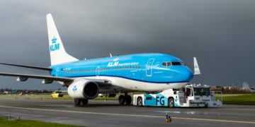 KLM Schiphol taxibot (Bron: KLM)