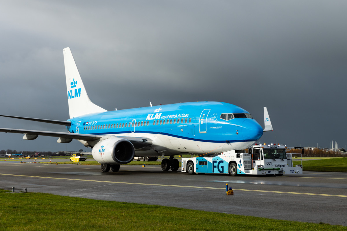 KLM Schiphol taxibot (Bron: KLM)