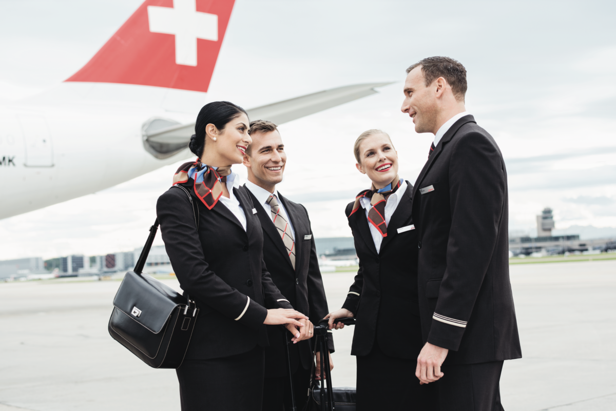 Swiss Air Lines Cabin crew (Bron: SWISS) Rotterdam