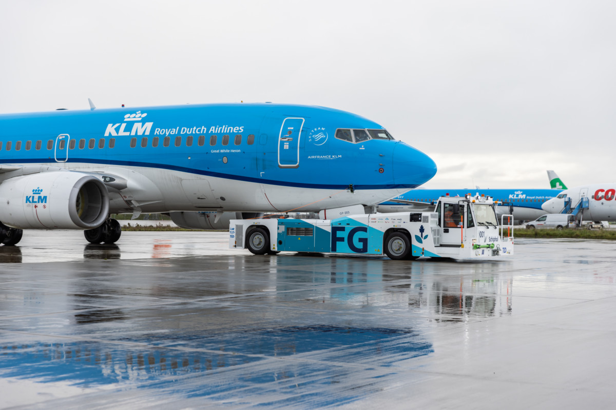 KLM Schiphol taxibot (Bron: KLM)