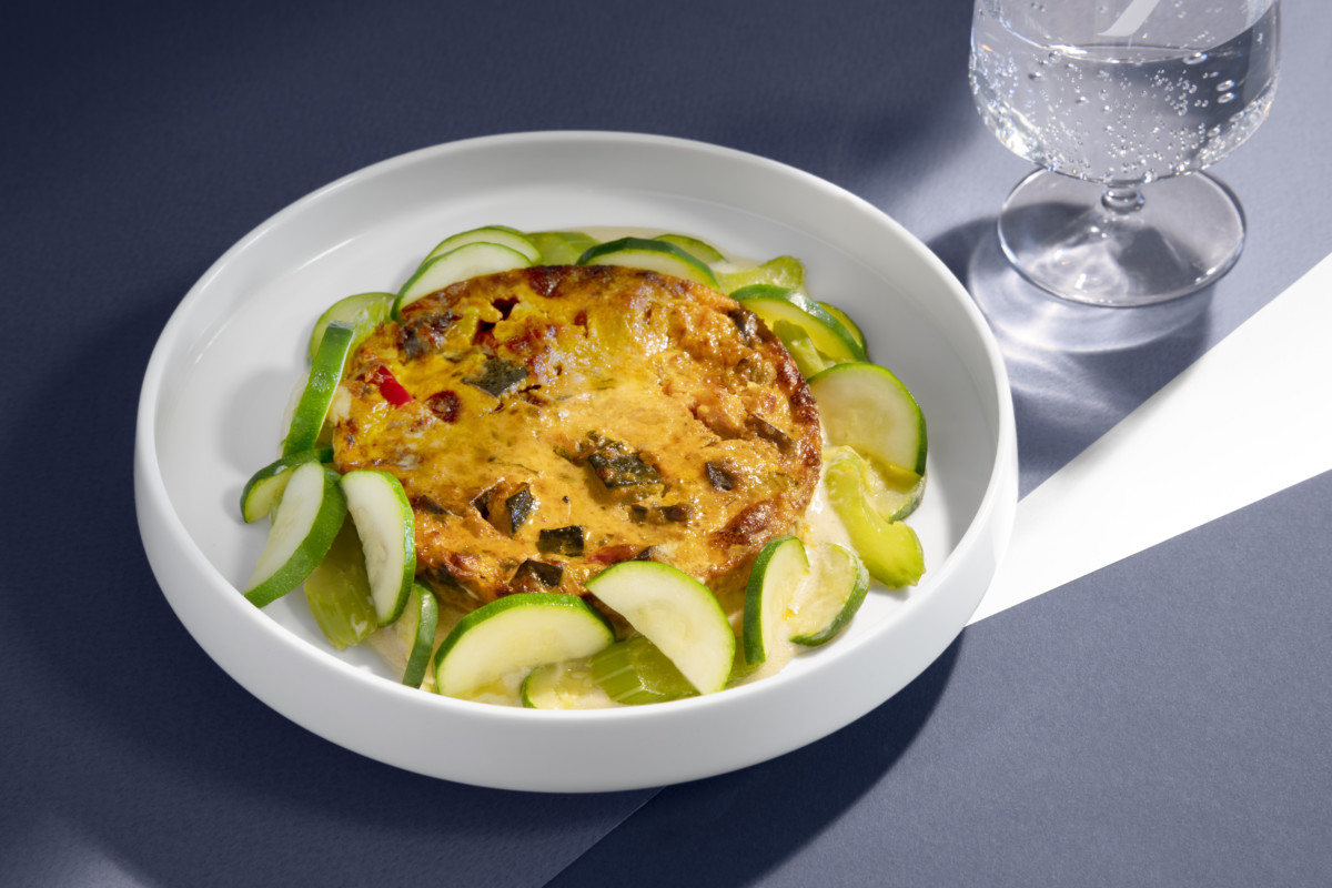 Nieuw Business Class menu bij Air France lente 2023 (Bron: Air France)