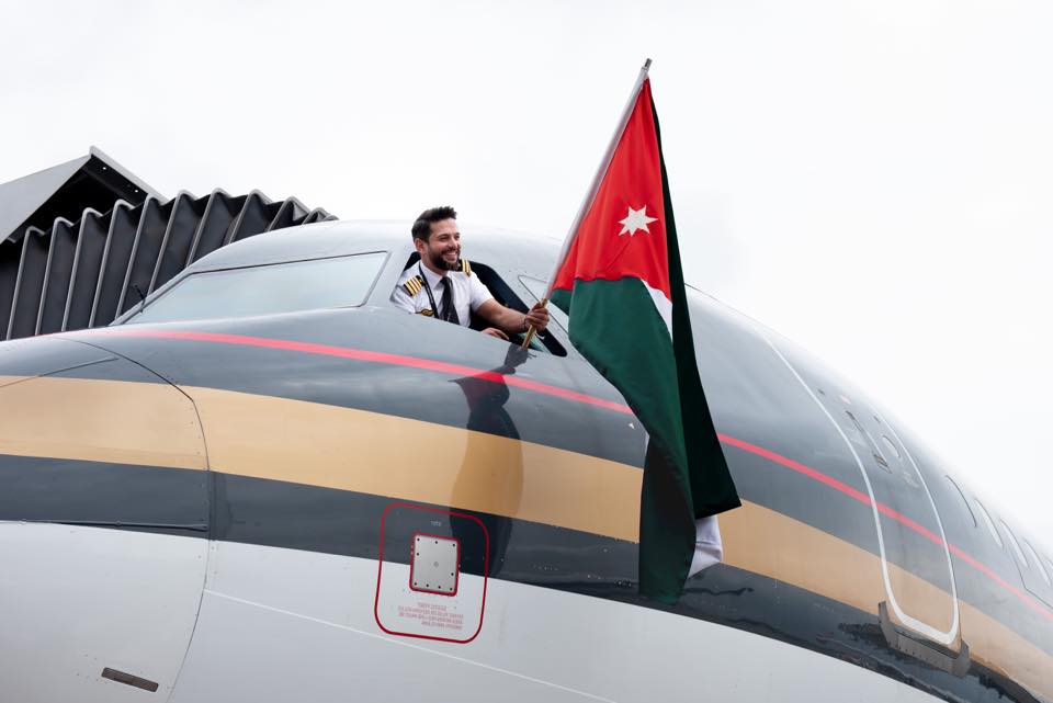 Toestel van Royal Jordanian (Bron: Royal Jordanian)