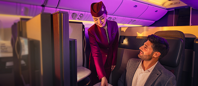 Zet je All Reward punten om in Avios of andersom (bron: Qatar Airways)