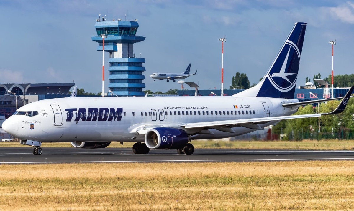 Boeing 737-800 van TAROM (Bron: TAROM)