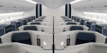 Air France Airbus A350 nieuwe cabine (Bron: Air France)