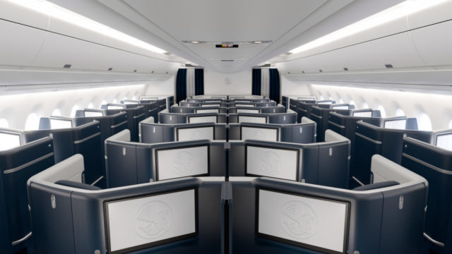 Air France Airbus A350 nieuwe cabine (Bron: Air France)