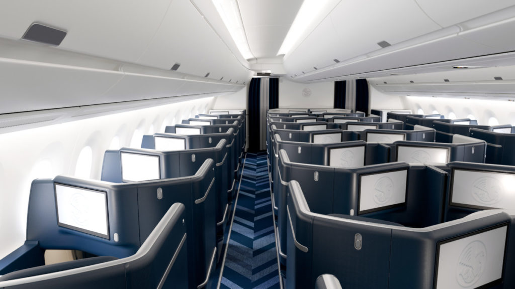 Air France Airbus A350 nieuwe cabine (Bron: Air France)