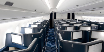 Air France Airbus A350 nieuwe cabine (Bron: Air France)