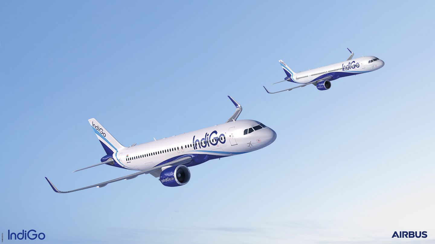 Airbus A320 van Indigo (Bron: Airbus)