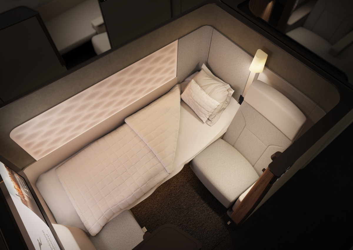 Dit is de nieuwe Qantas cabine op de Airbus A350-1000 