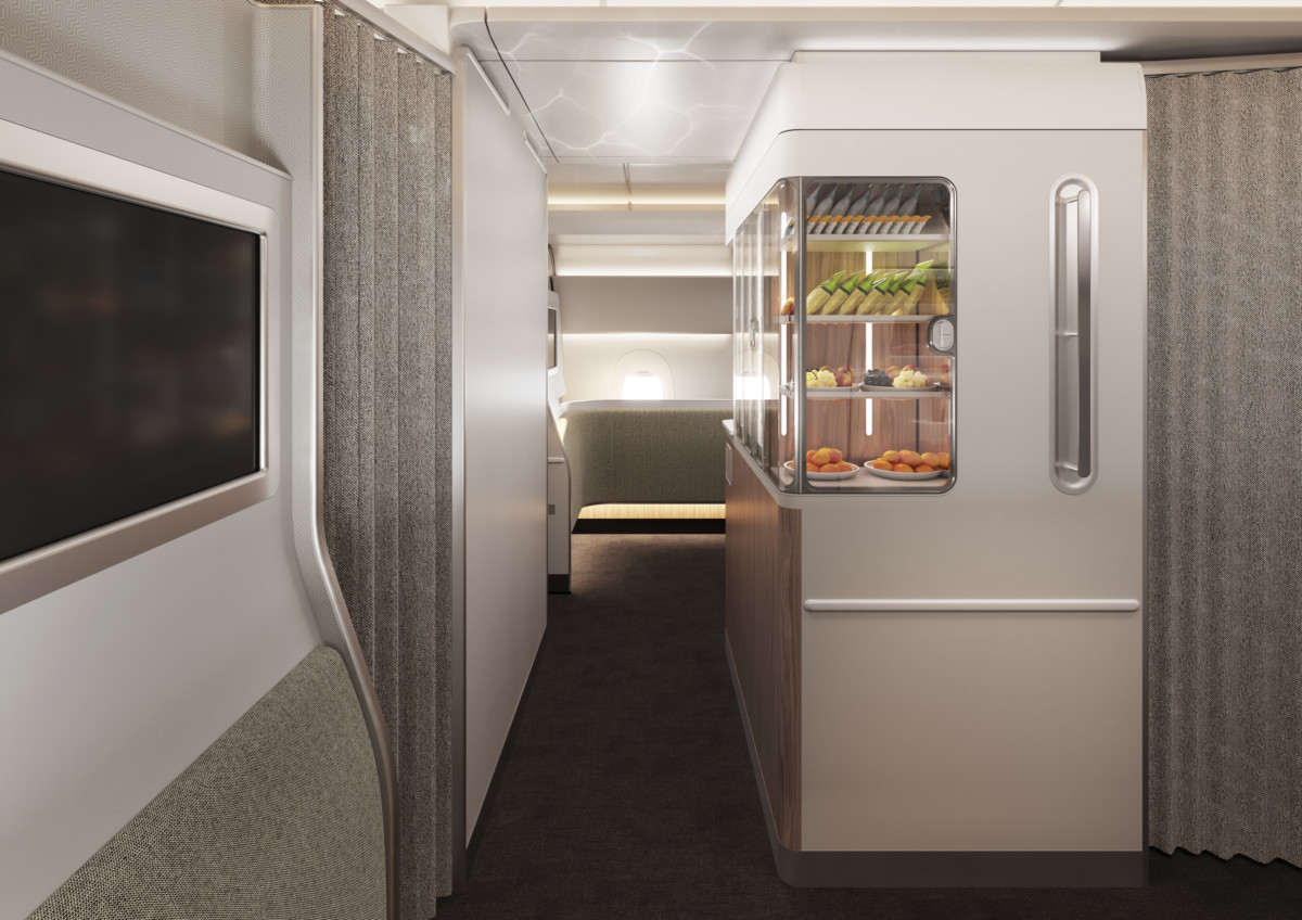 Dit is de nieuwe Qantas cabine op de Airbus A350-1000 