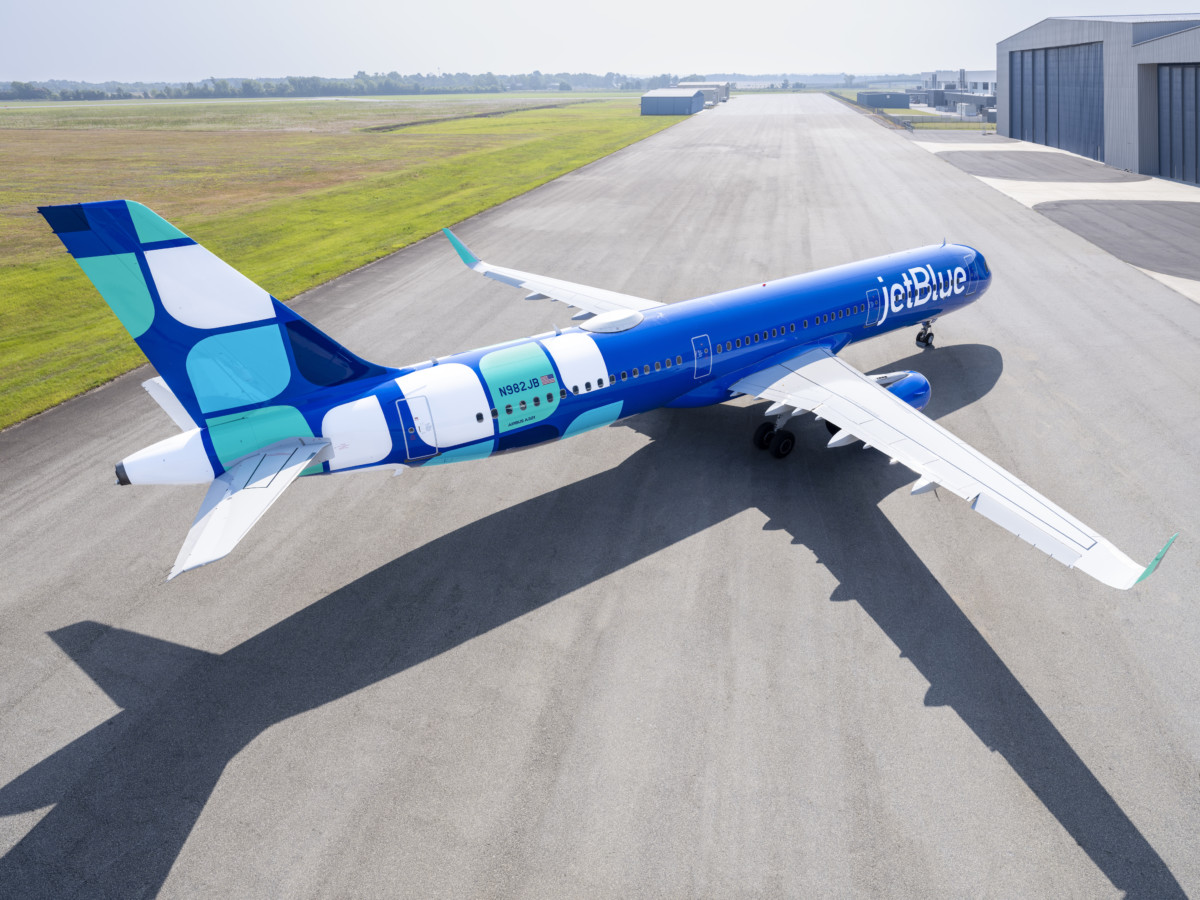 Toestel van JetBlue