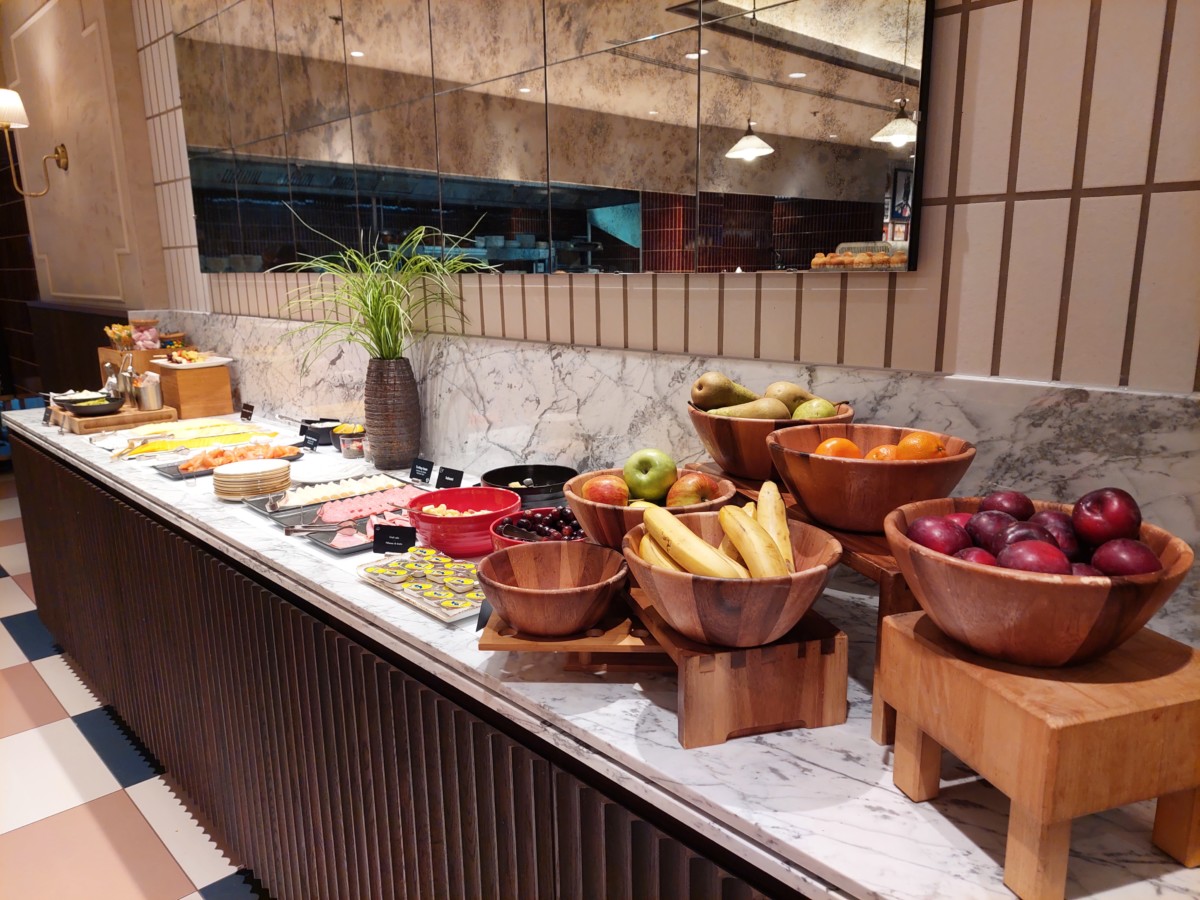 Ontbijtbuffet van Brussels Marriott Hotel Grand Place