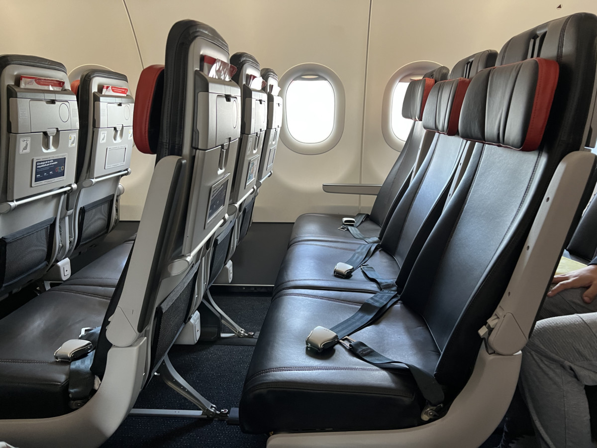 Econony Plus cabine in de A320 van Avianca