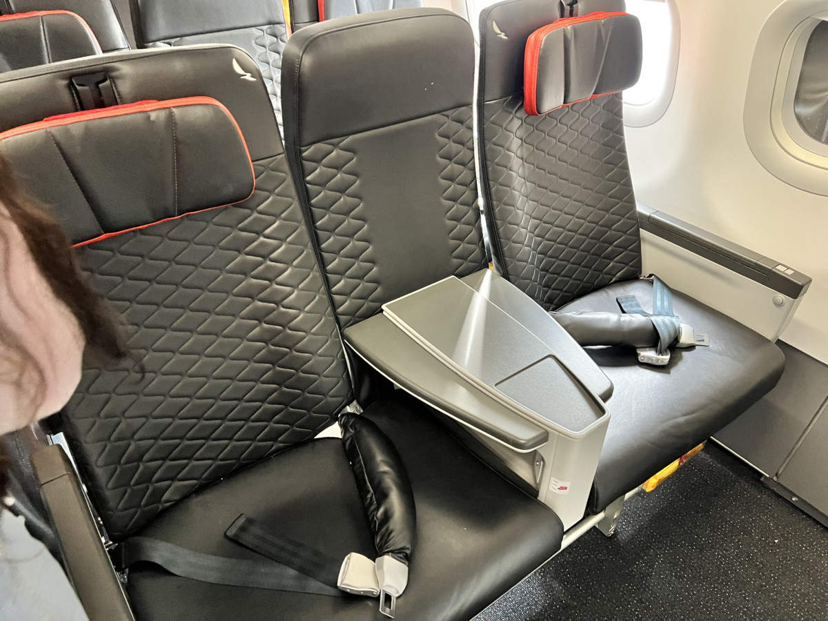 Premium cabine in de A320 van Avianca