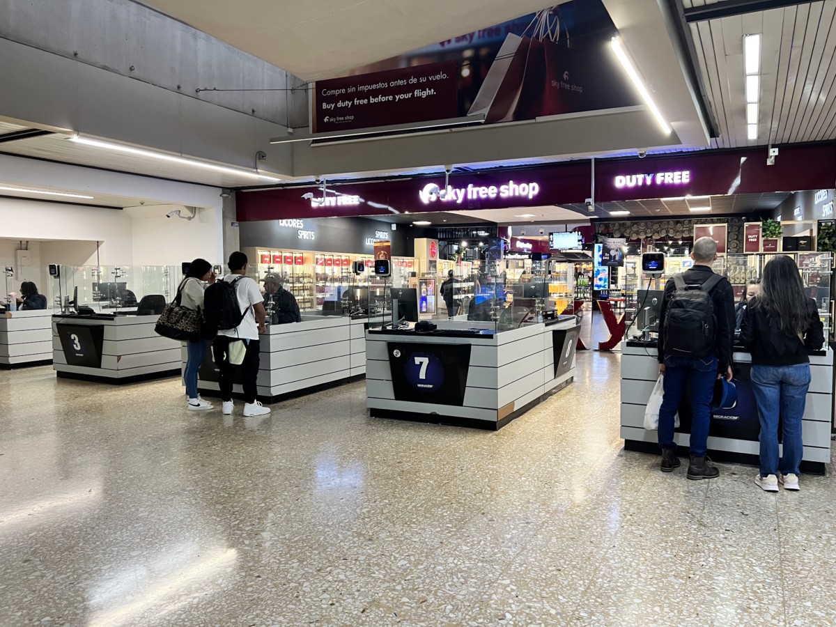 Security check International Medellin Airport