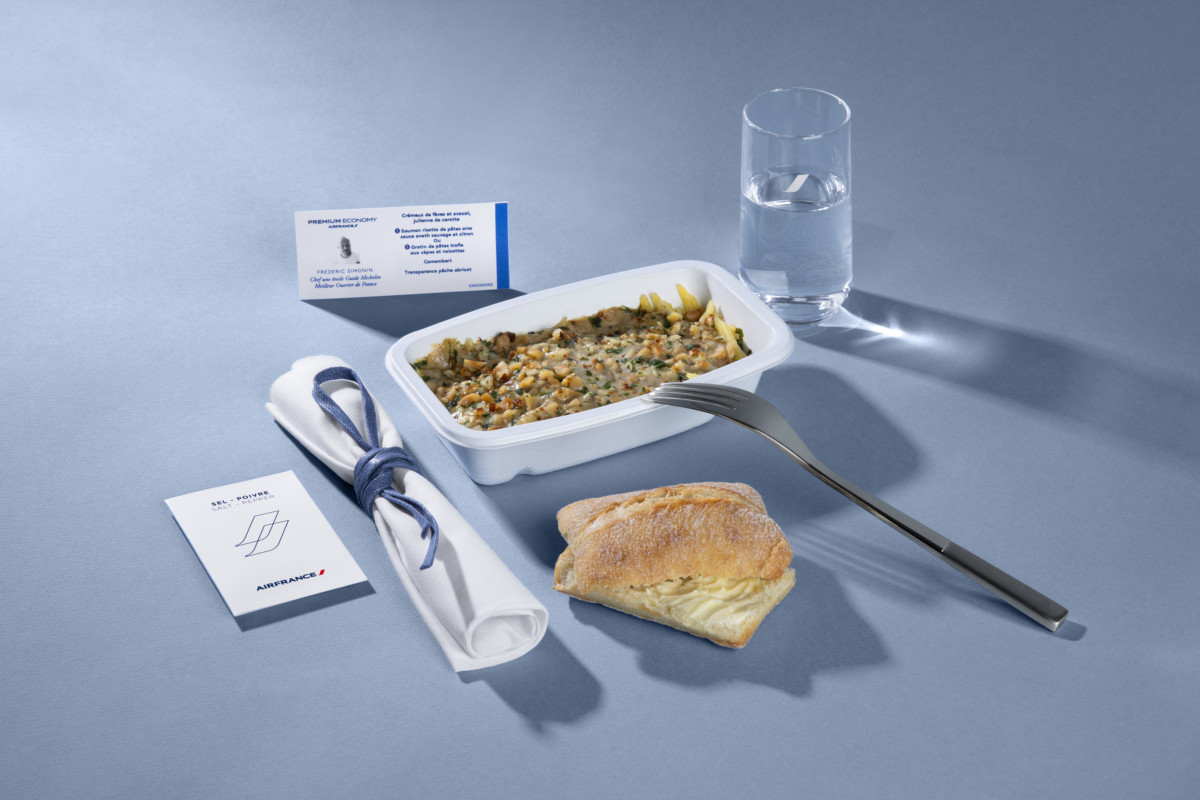 Air France nieuw Premium Economy menu Frédéric Simonin