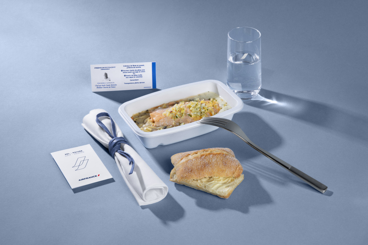 Air France nieuw Premium Economy menu Frédéric Simonin 