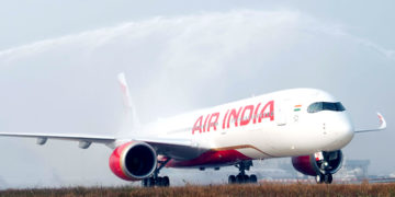 Air India ontvangt eerste A350 met nieuwste livery