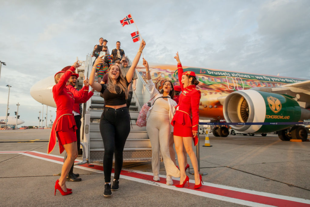 Brussels Airlines Airbus A320 Tomorrowland