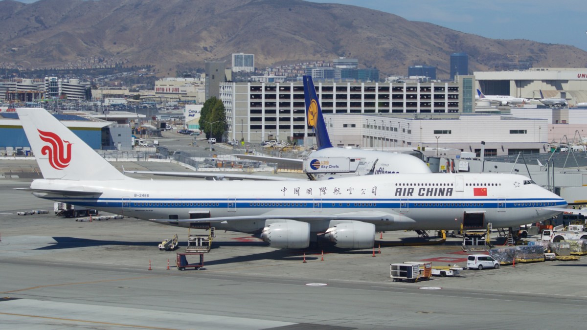 Boeing 747-800 van Air China