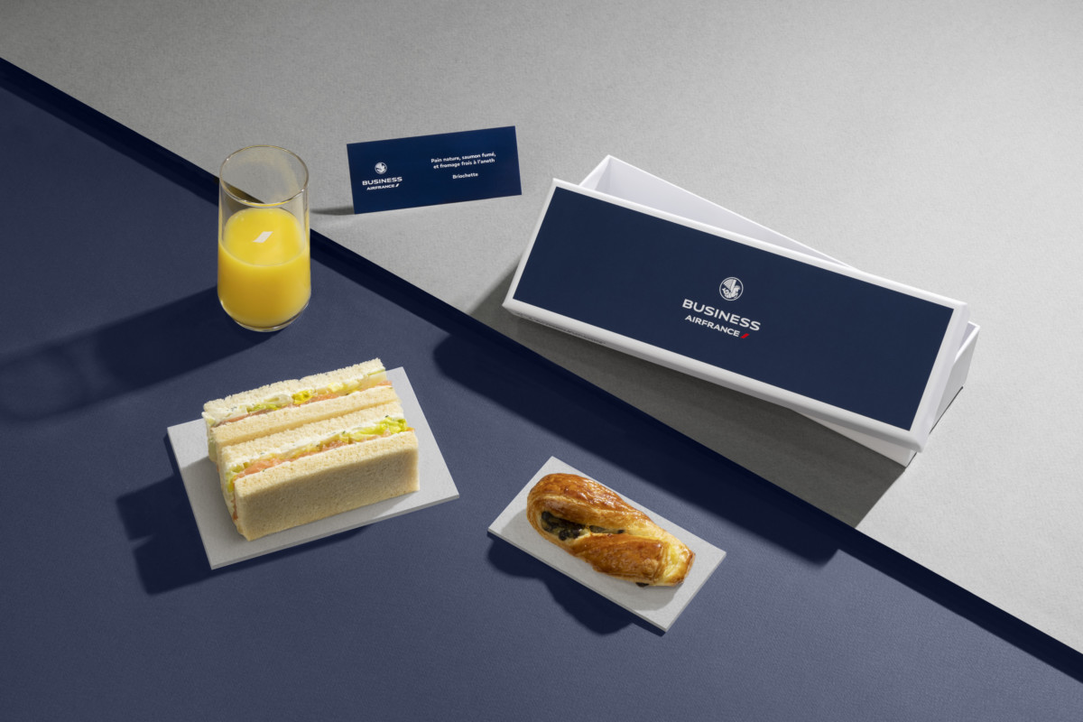 Nieuwe Air France Business Class maaltijden