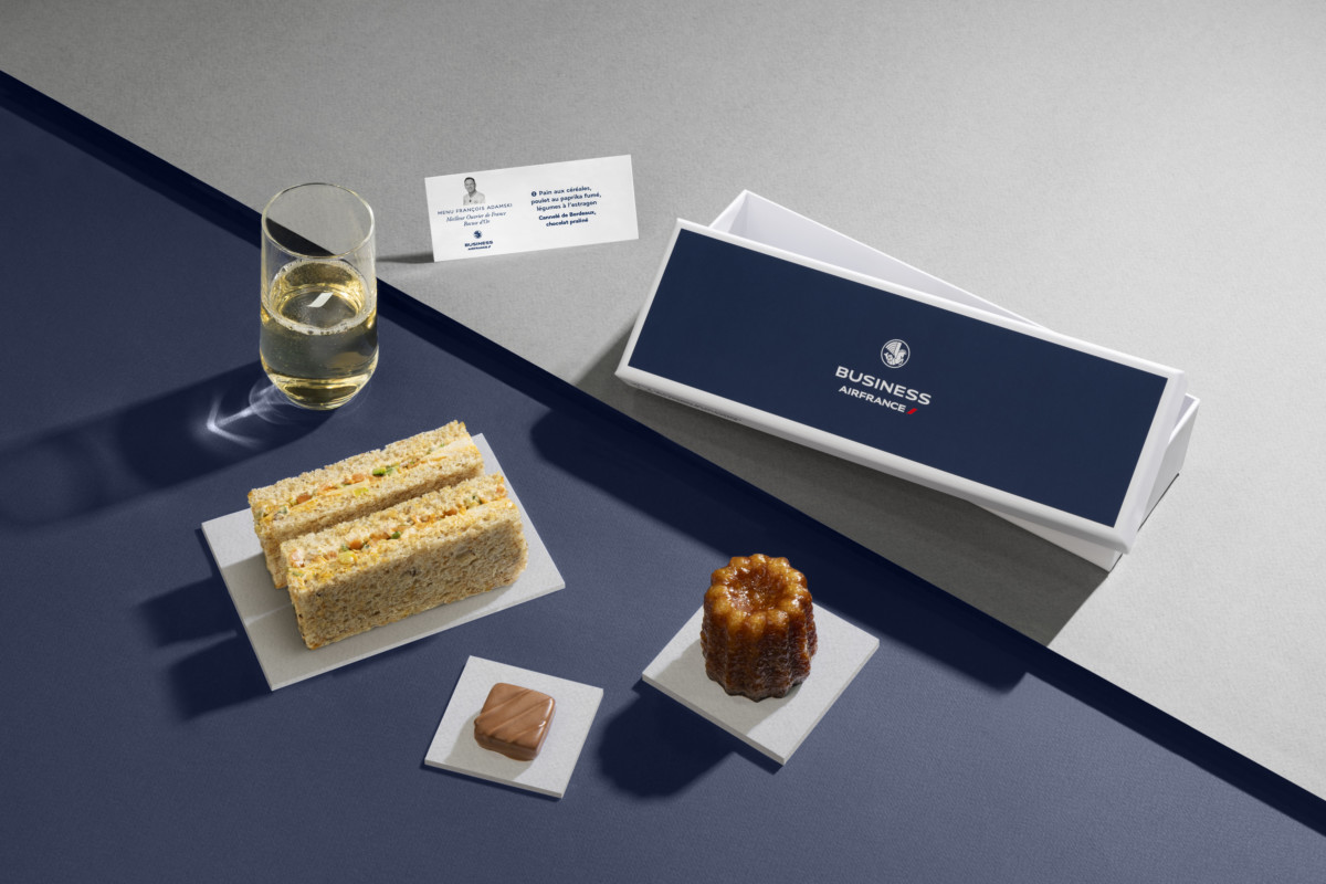 Nieuwe Air France Business Class maaltijden