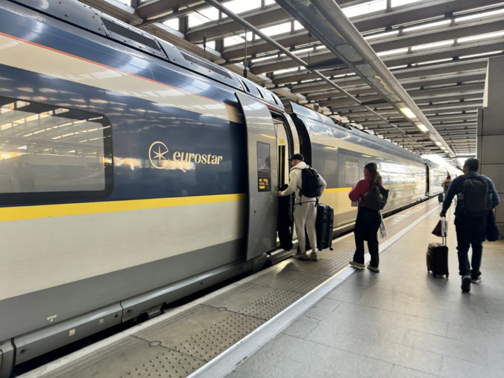 Eurostar trein in Londen 