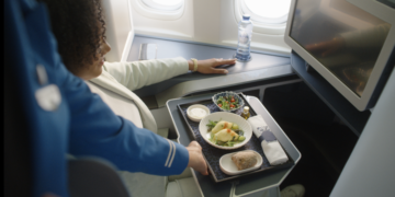 Catering KLM aan boord world business class