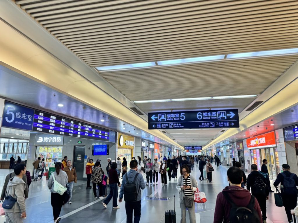 Wachtruimtes Shanghai Railway station