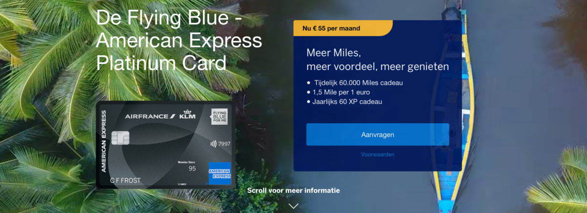 Flying Blue American Express Platinum Card sign-up bonus