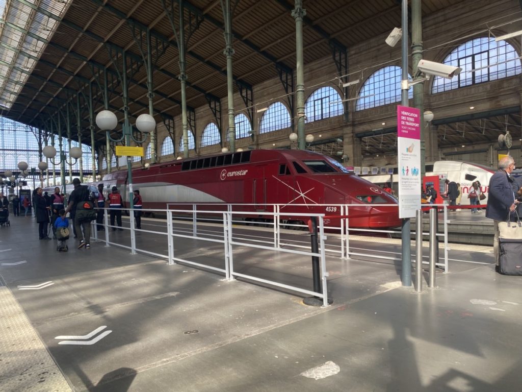 Aankomst station Gare du Nord