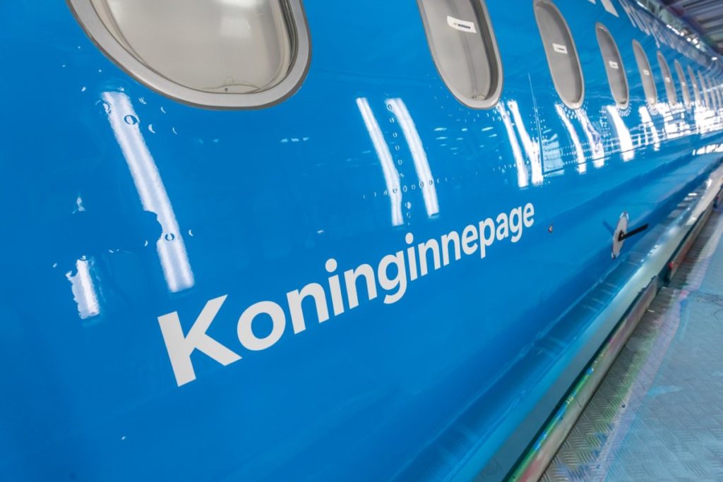 KLM Airbus A321neo Koninginnepage