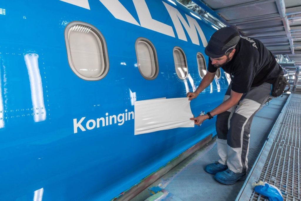 KLM Airbus A321neo Koninginnepage naam