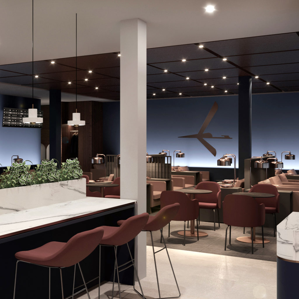 Flinke verbouwing voor LOT Business Lounge Polonez in Schengenzone Warschau Chopin Airport