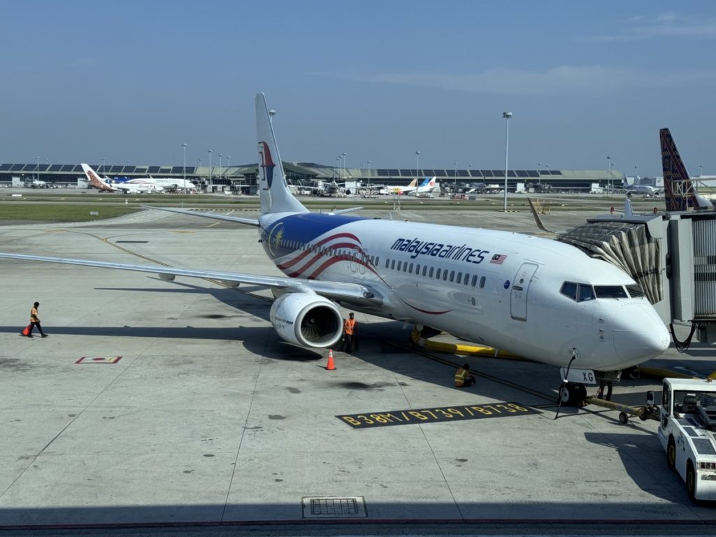 Boeing 737-800 NG van Malaysia Airlines op de luchthaven van Kuala Lumpur