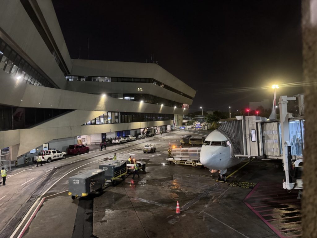 Aankomst met Malaysia Airlines op de luchthaven van Manilla