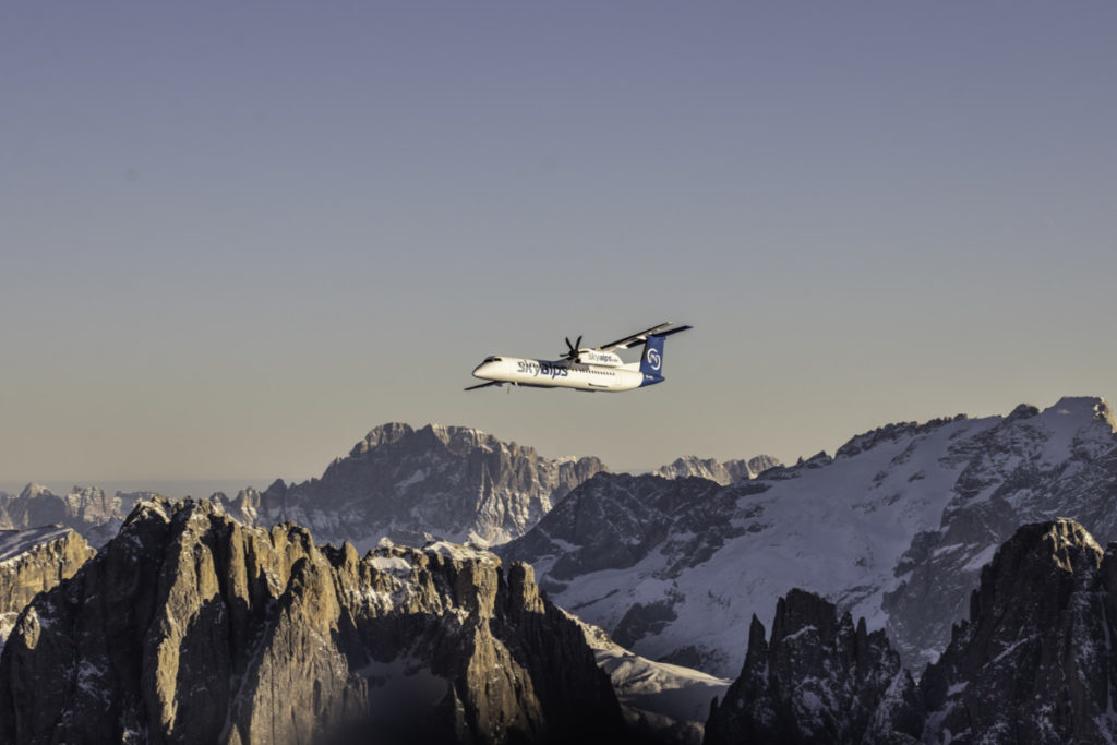 SkyAlps vliegt ook in de zomer tussen Antwerpen en Bolzano