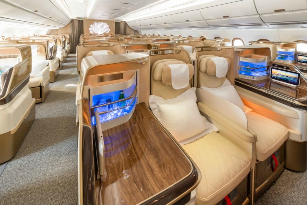 Emirates Business Class Airbus A350