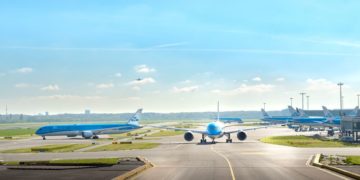 KLM Boeing 787 toestellen op Schiphol