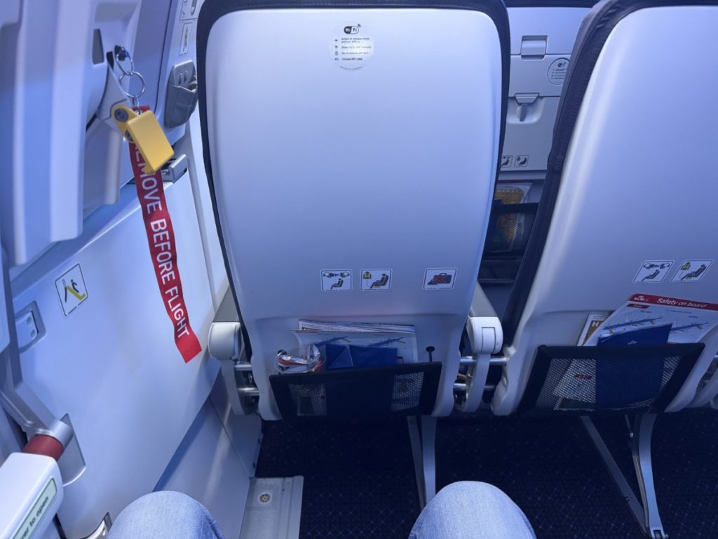 Legroom in KLM A321neo