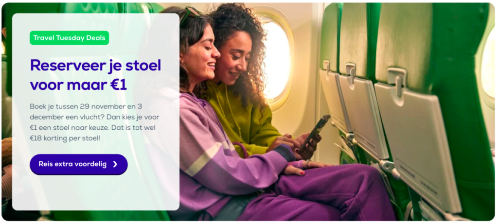 Transavia Travel Tuesday promotie