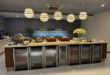 Buffet van de Moonimaa Lounge op MLE Airport