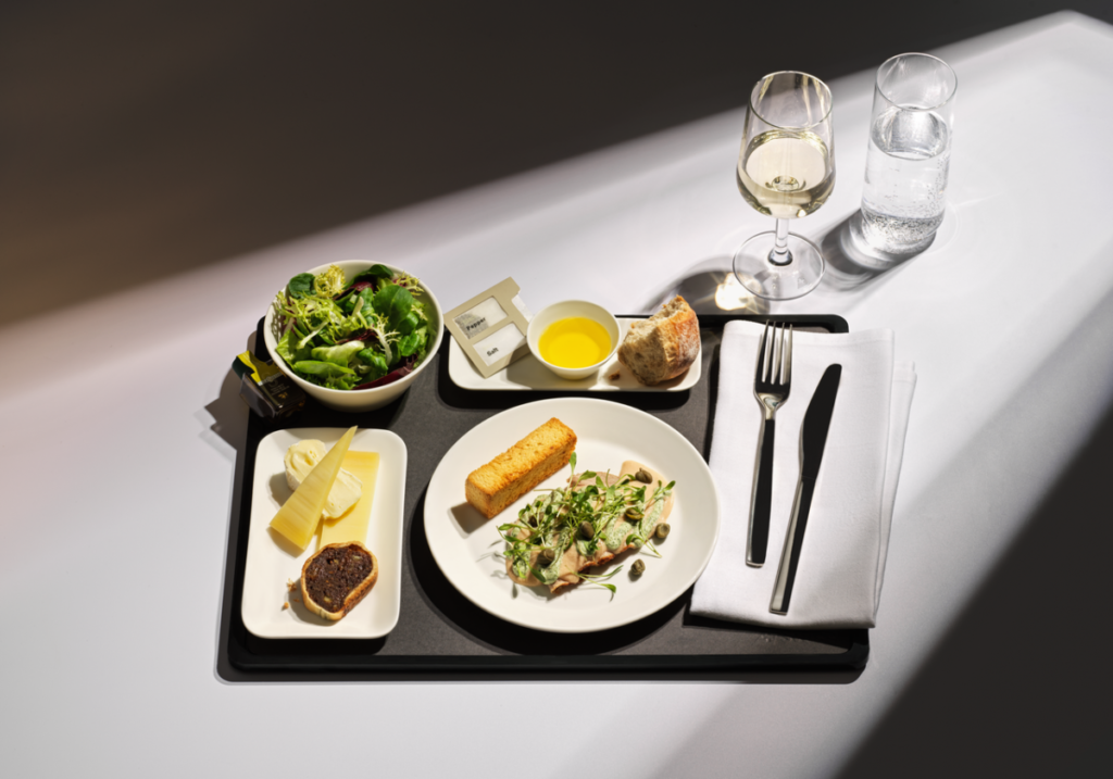 Business Class Menu Option 1